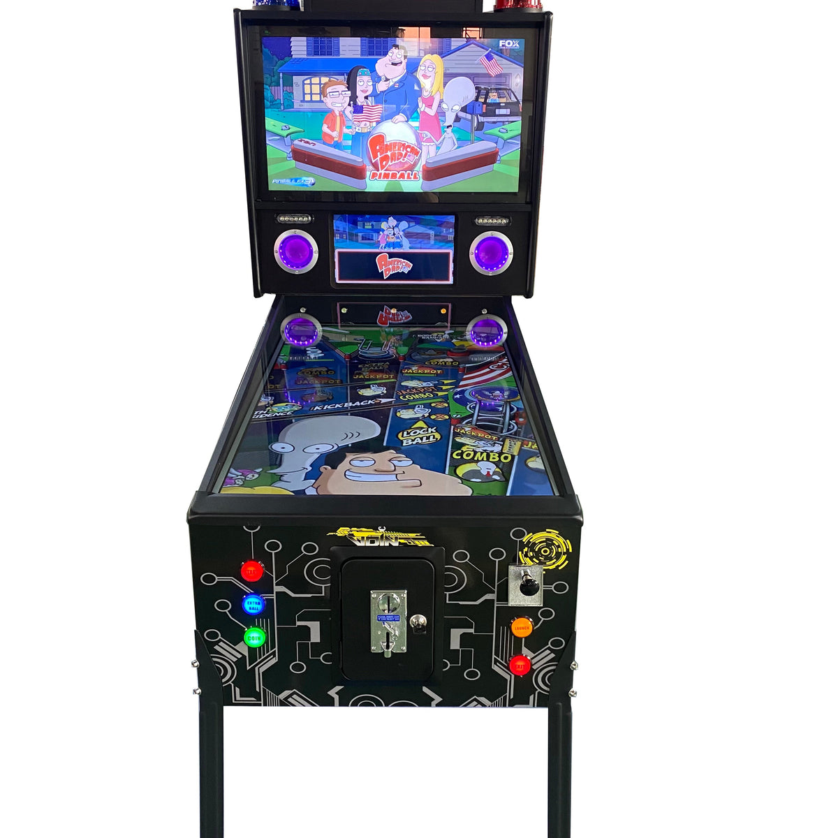 ABVIDEOARCADES 120hz  Virtual Pinball New Pinup Popper system 1330 pinball games + 1000 jukebox song.