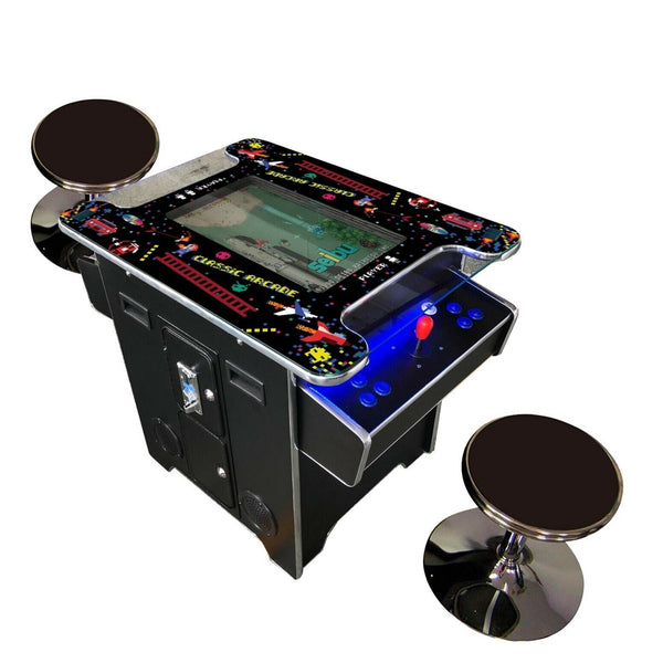 Abvideoarcades  412 ARCADE COMMERCIAL COCKTAIL TABLE w/Stools !