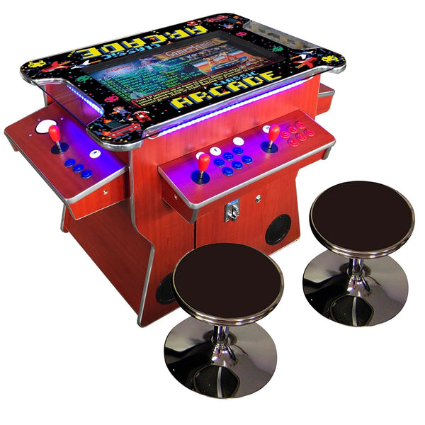 Abvideo arcades Cocktail Arcade Machine 3505 Tilt Up Wood Retro Wood