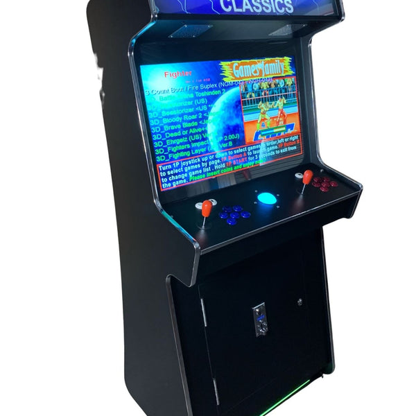 2 PLAYER STANDUP Arcade Machine 4600 Games Multi-cade  Upright Retro Cabinet Black