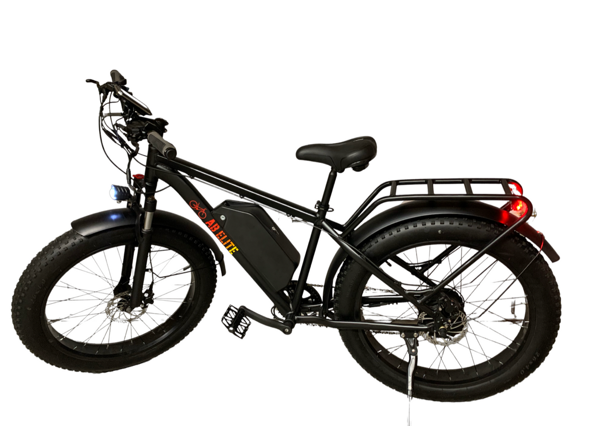 26" TRUE  1000W Electric E Bike Fat Tire Snow Mountain Bicycle Li-Battery
