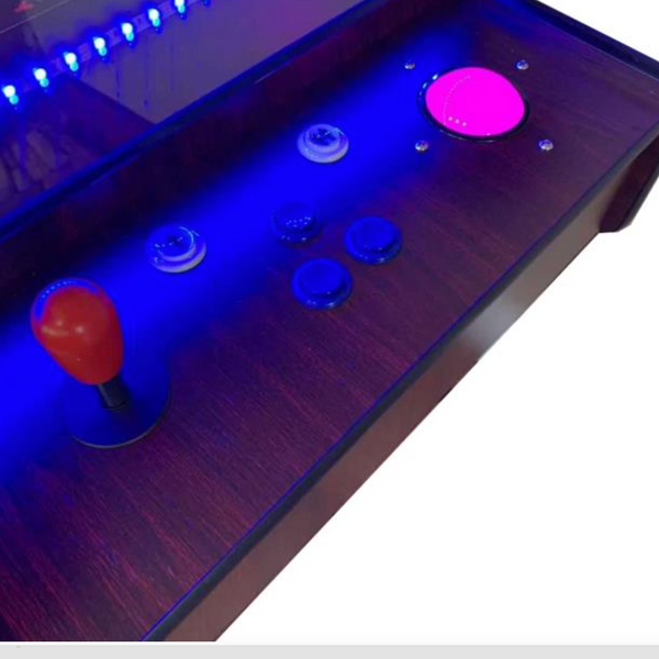 412  Cocktail Arcade Machine TRACK BALL DARK WOOD