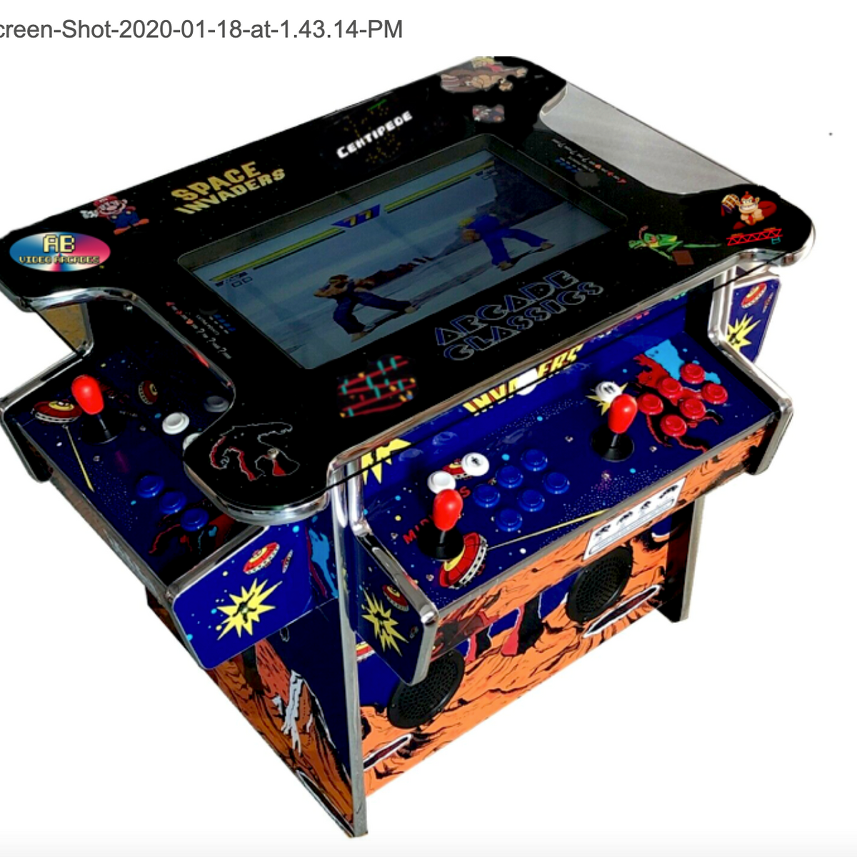 ABVIDEOARCES Arcade Machine 3505 Cocktail cabinet retro Multi-cade