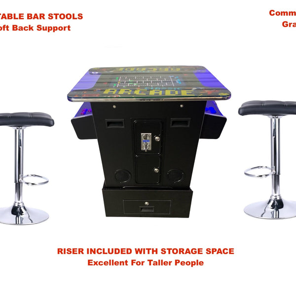 Riser Combo 412 Arcade Commercial Cocktail Table Machine