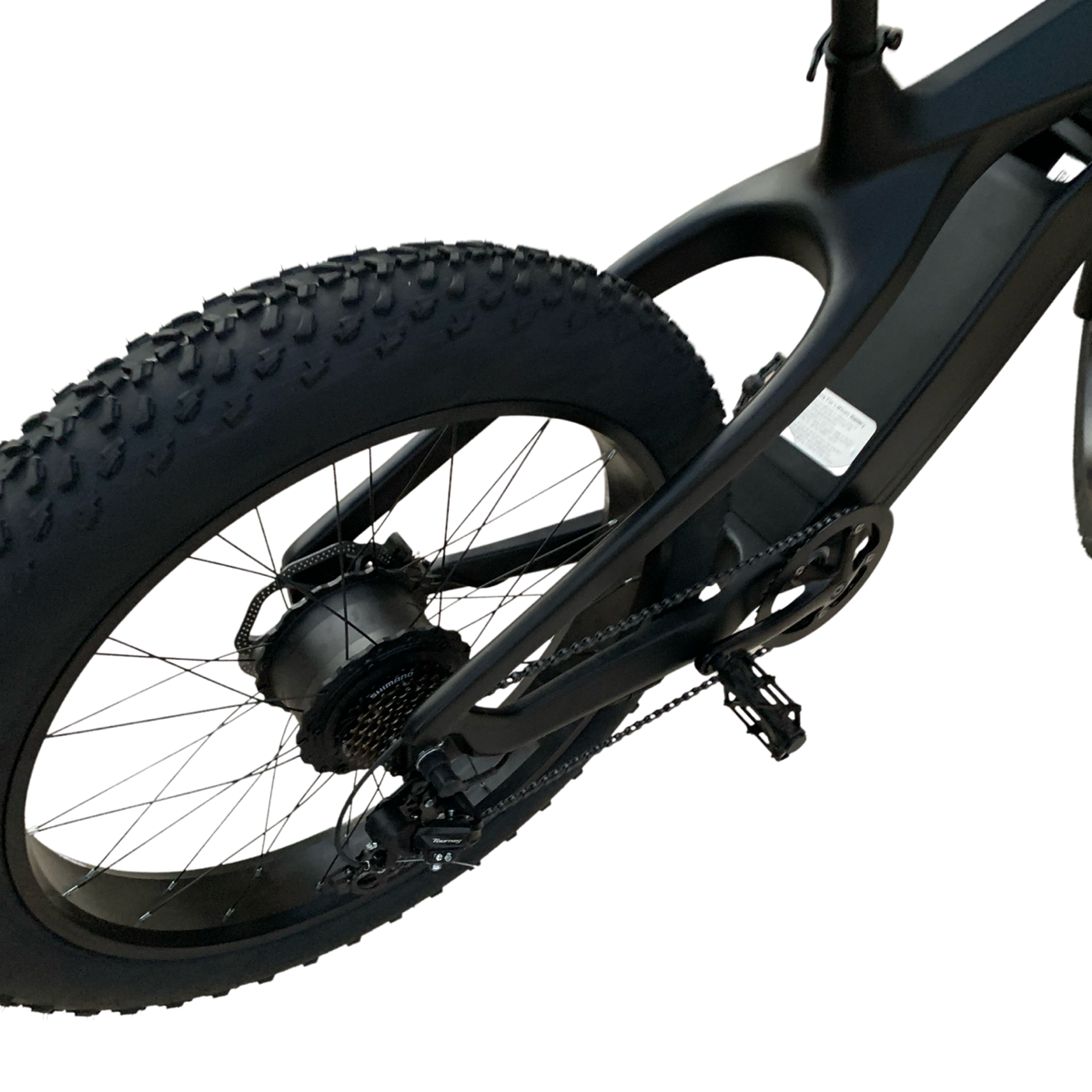 26" TRUE 1000W Electric E Bike Fat Tire CARBON FIBER Bicycle Li-Battery