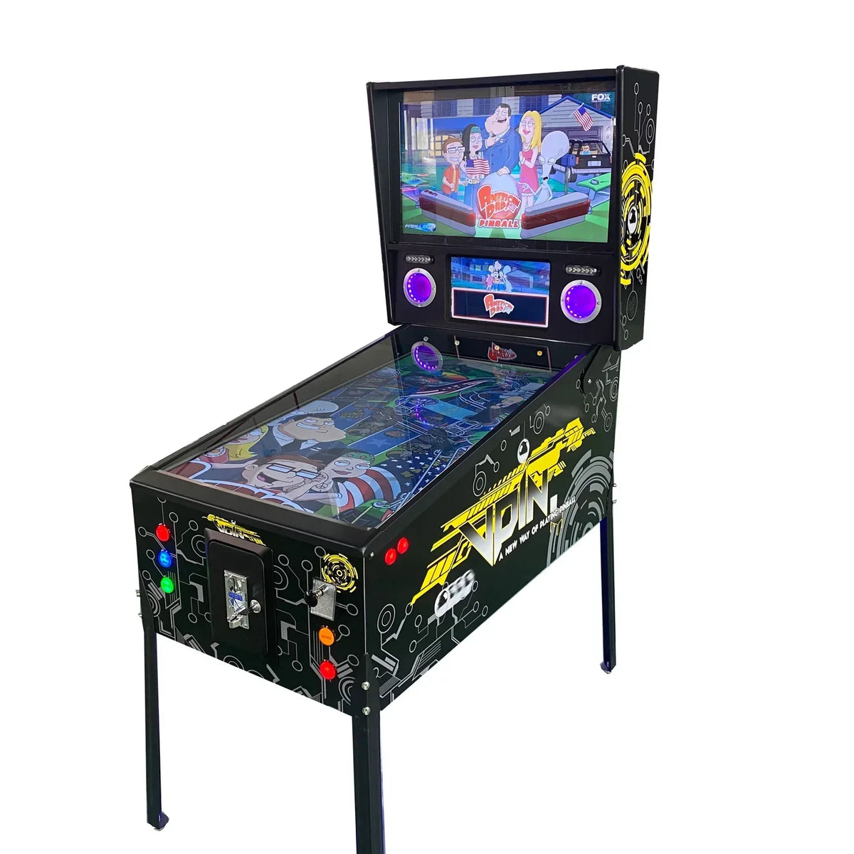 ABVIDEOARCADES Virtual Pinball New Pinup Popper system 1330 pinball games + 1000 jukebox song.