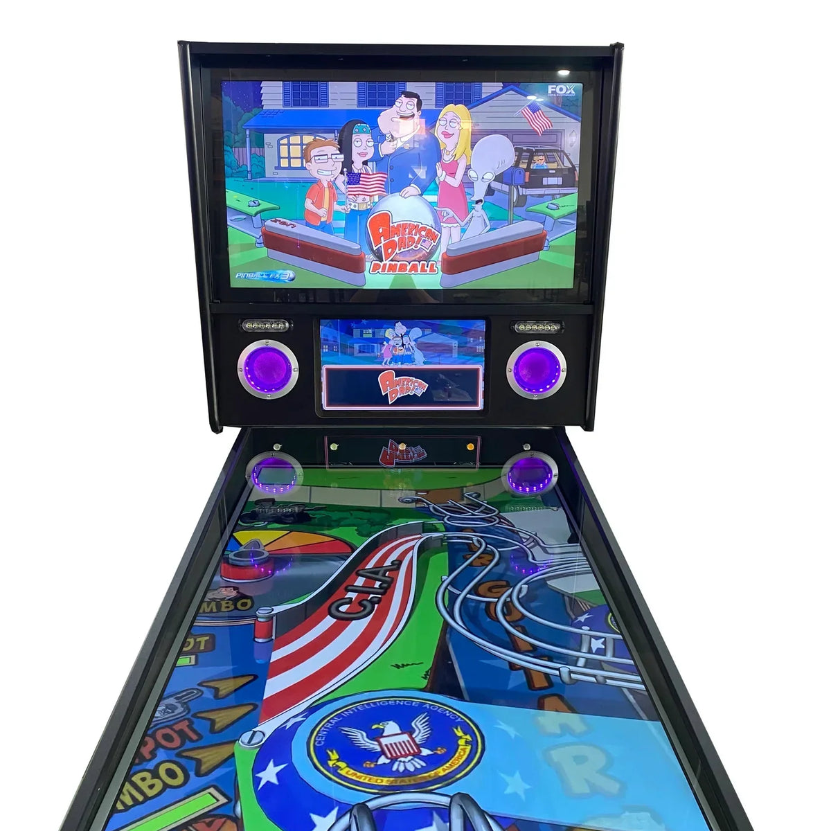 ABVIDEOARCADES Virtual Pinball New Pinup Popper system 1330 pinball games + 1000 jukebox song.