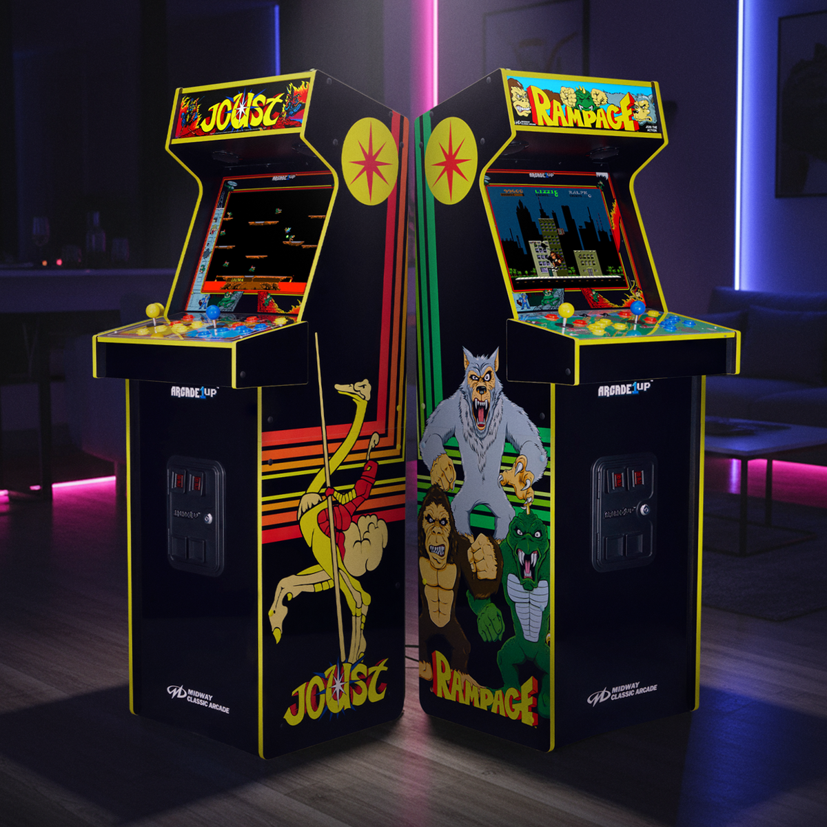Joust & Rampage Deluxe Arcade - $100 Pre Order Discount