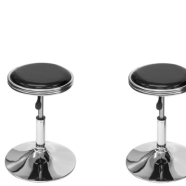 abvideoarcades cocktail arcade machine cabinet Retro Set of 2 Swivel Bar Stools